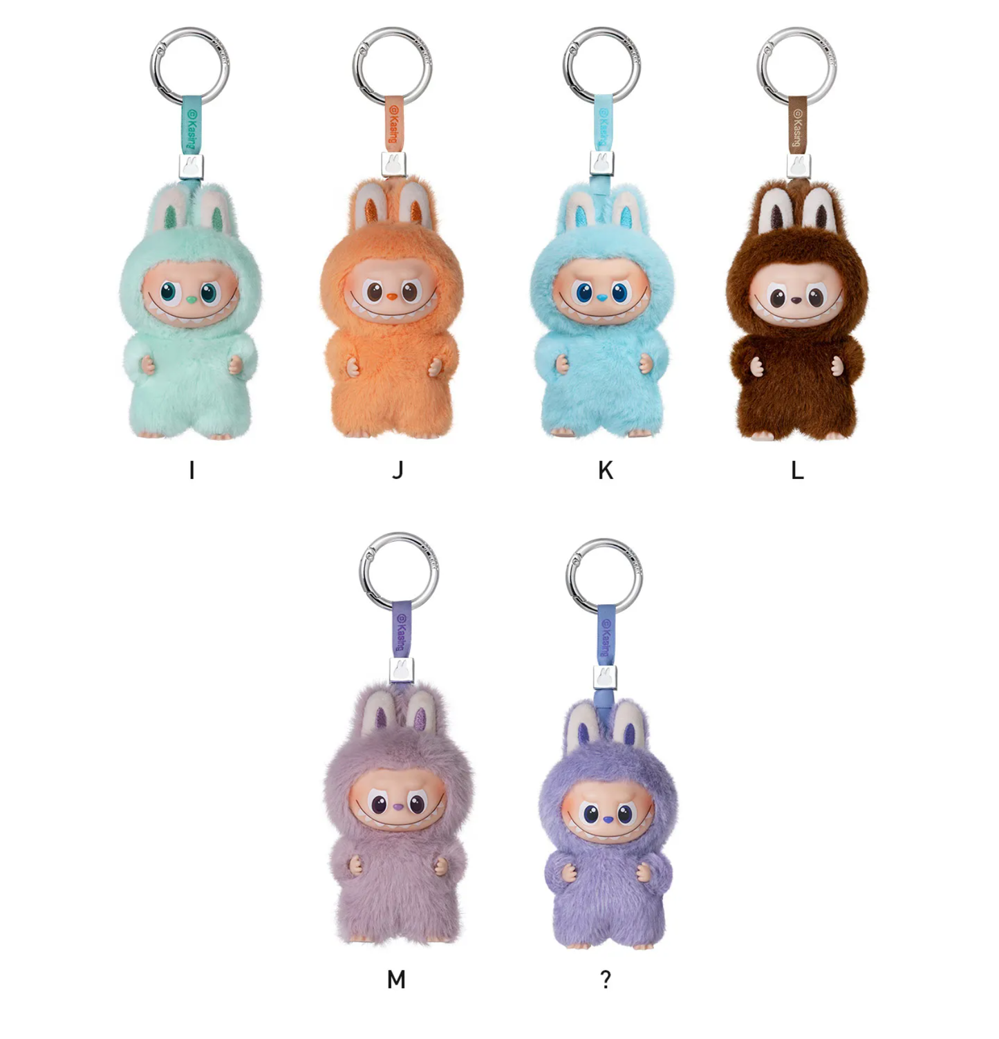 THE MONSTERS Pin for Love Series-Vinyl Plush Pendant Blind Box (N-Z)