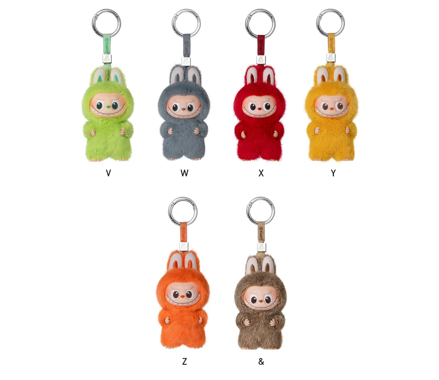 THE MONSTERS Pin for Love Series-Vinyl Plush Pendant Blind Box (N-Z)