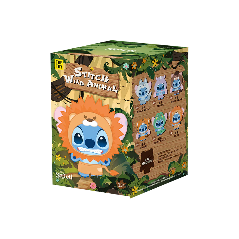 Stitch Wild Animal Series Plush Blind Box