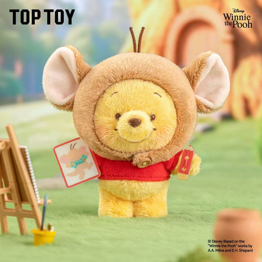 Top Toy Winnie The Pooh & Roo Forever Friends Series Blind Box Kawaii Plush Pendant Mystery Box Anime Figure