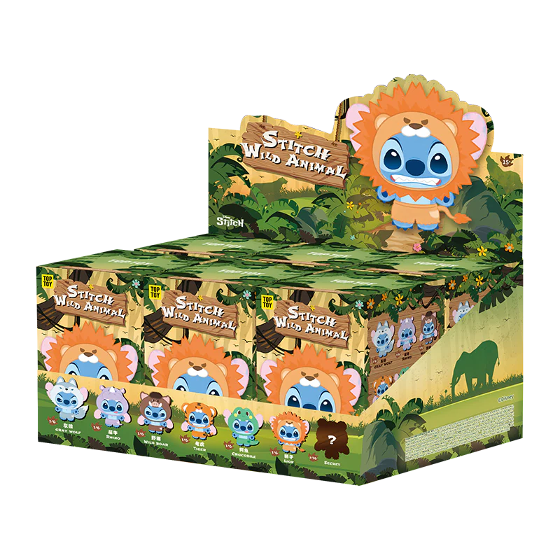 Stitch Wild Animal Series Plush Blind Box