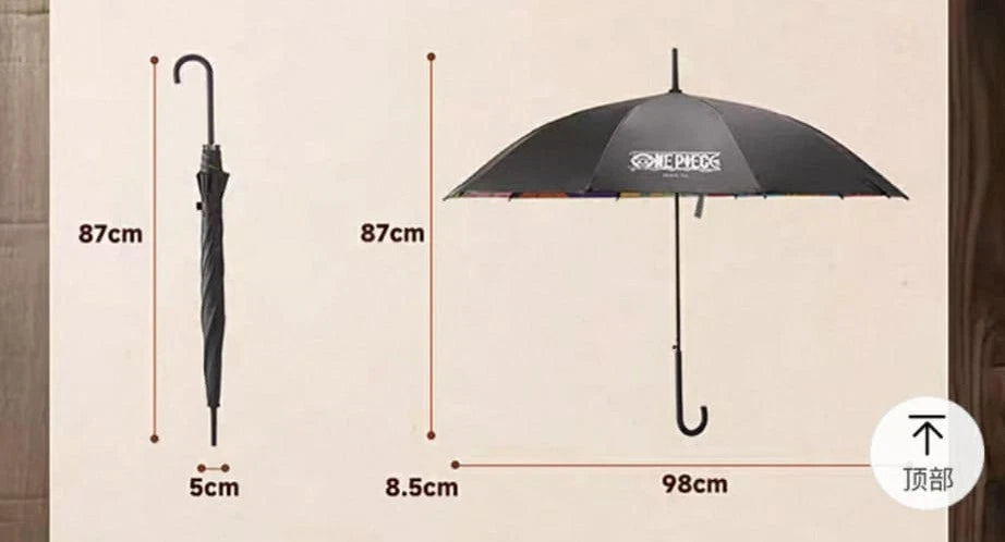 MINISO ONE PIECE UNISEX LONG HANDLE UMBRELLA SUN RAIN PROTECTION D05