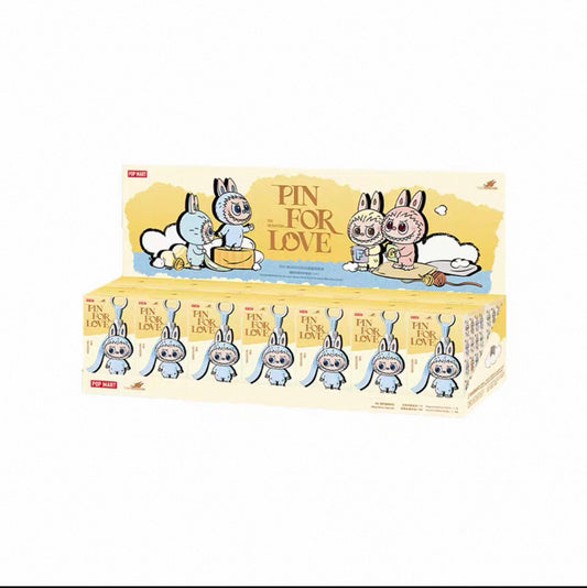 THE MONSTERS Pin for Love Series-Vinyl Plush Pendant Blind Box (A-M)