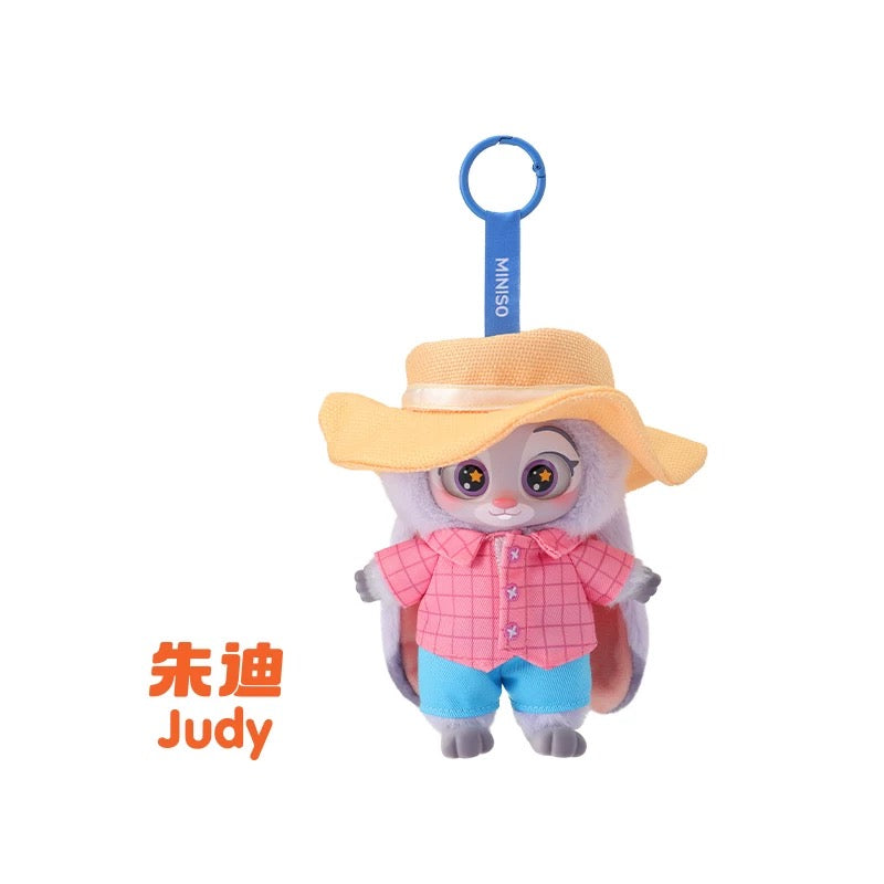 Miniso Zootopia Vinyl Cute Cartoon Character Vinyl Plush Surprise Pendant Toy Trendy Toys Birthday Christmas Gift