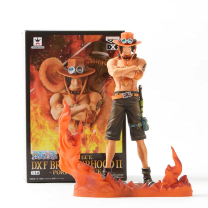 Banpresto One Piece Dxf Brotherhood II -figuuri, anime-tuotteiden palkinto, Luffy, Sabo, Ace, kaikki 3 -setti