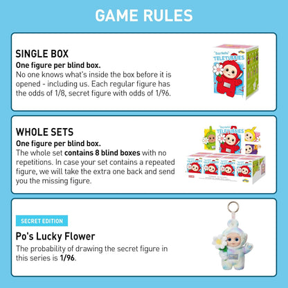 Pop Mart Teletubbies "Say Hello" Series Figures Sealed Case (8 Blind Boxes)