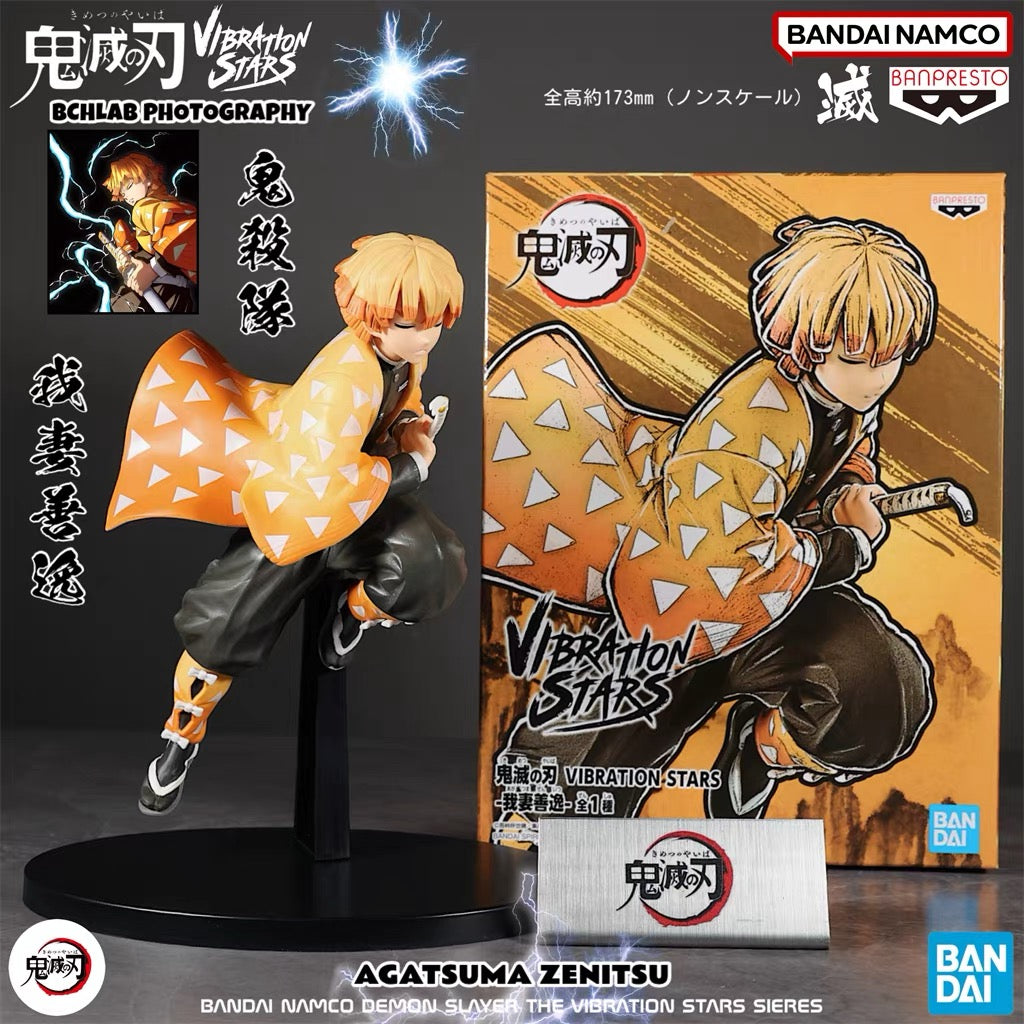 Demon Slayer: Kimetsu No Yaiba Vibration Stars Zenitsu Agatsuma keräily PVC figuuri
