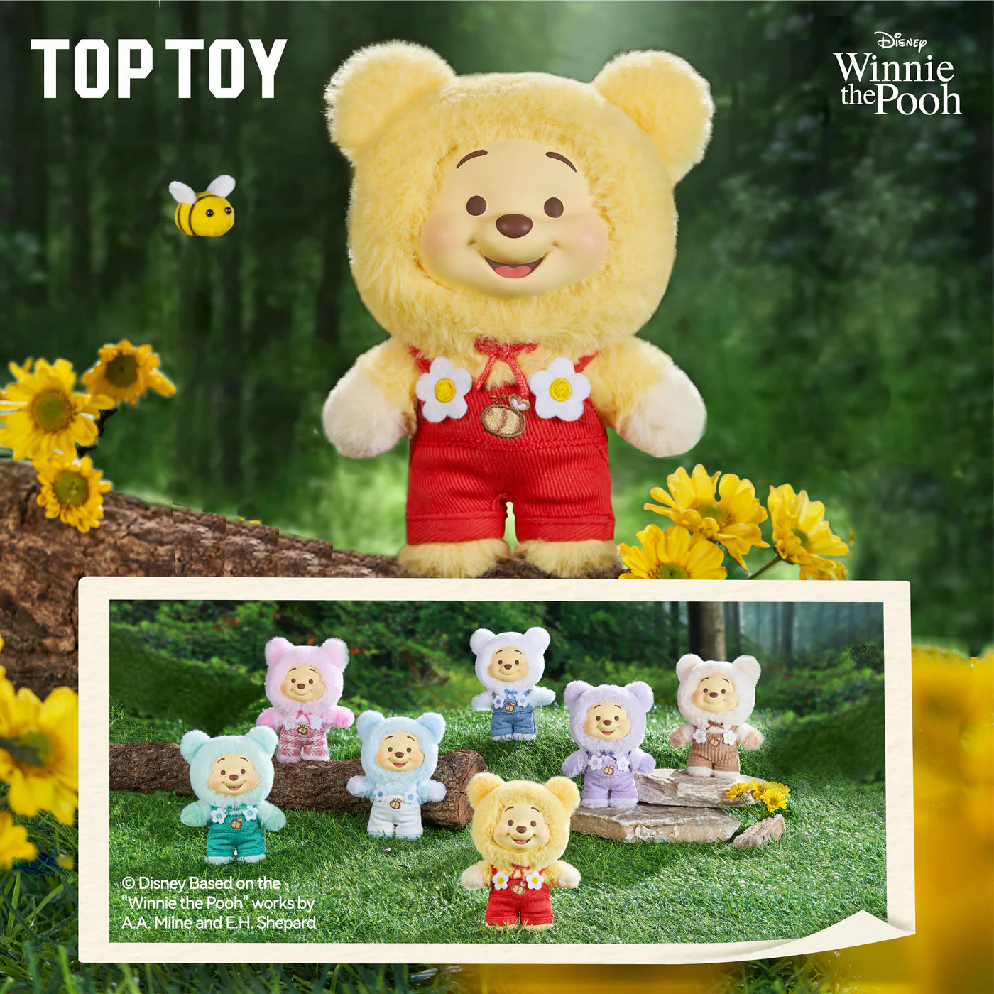 TOP TOY Disney Nalle Puh -pehmolelusarja