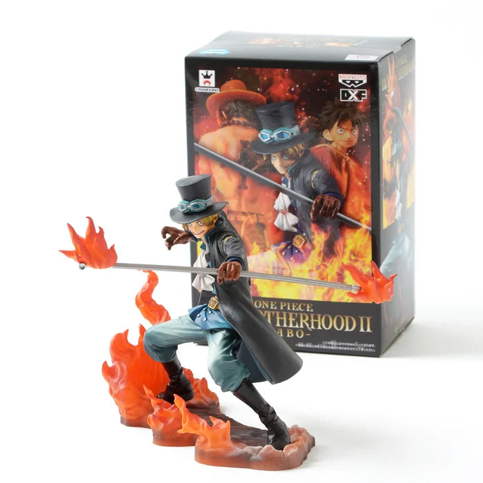 Banpresto One Piece Dxf Brotherhood II -figuuri, anime-tuotteiden palkinto, Luffy, Sabo, Ace, kaikki 3 -setti