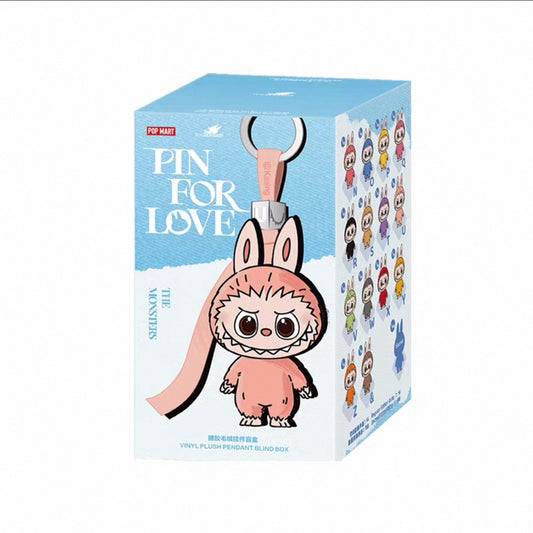THE MONSTERS Pin for Love Series-Vinyl Plush Pendant Blind Box (N-Z)