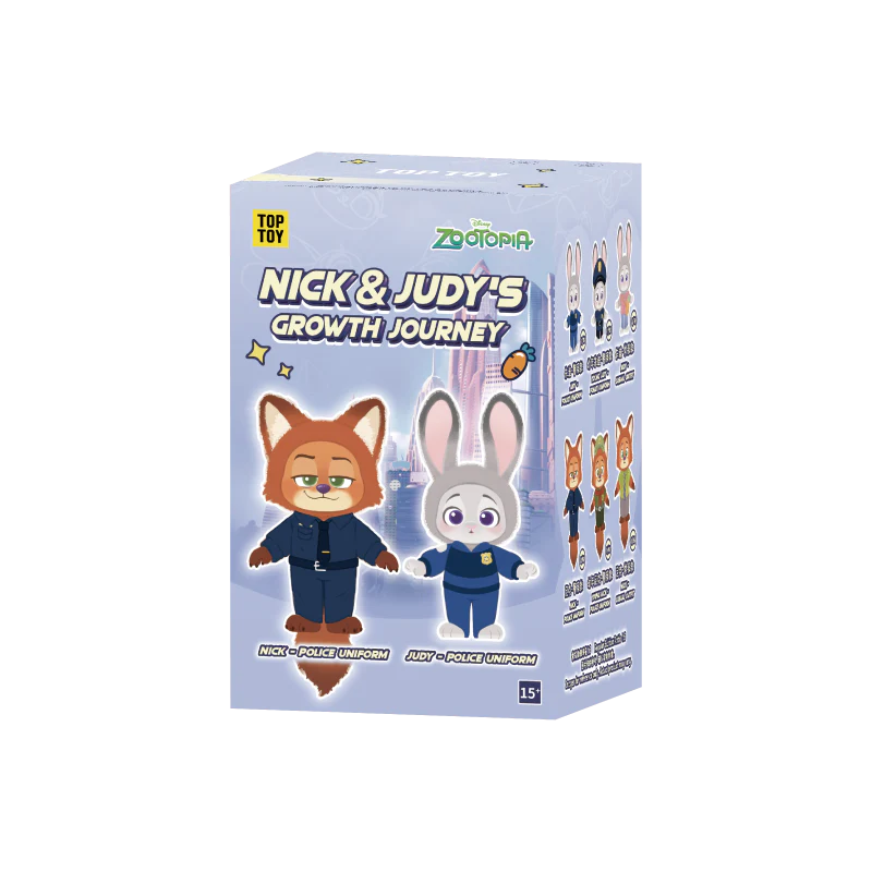 TOPTOY x NICK & JUDY'S Growth Journey Series Plush Blind Box