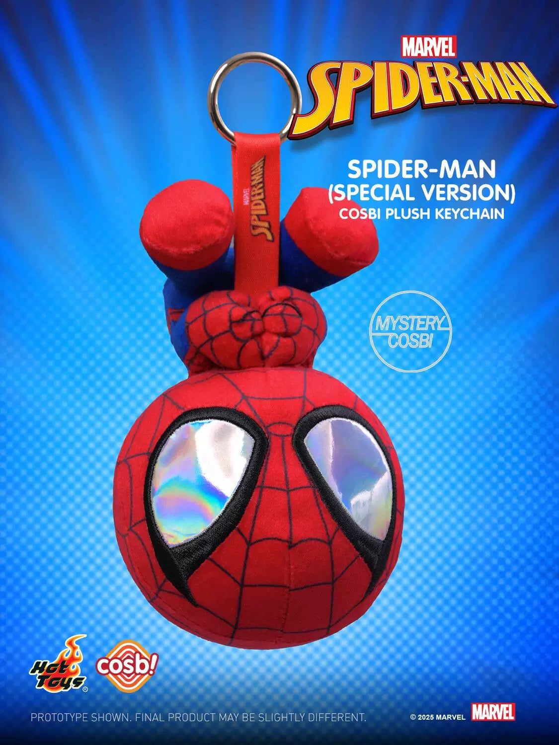 HOT TOYS X Spider-Man Cosbi Plush Keychain NEW SEALED Blind Box