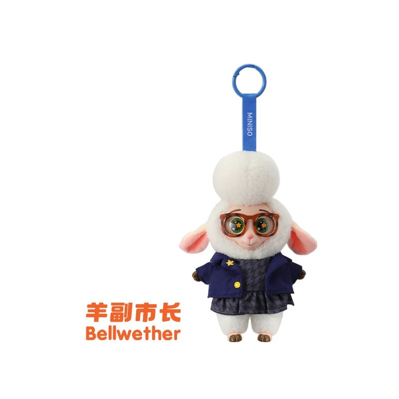 Miniso Zootopia Vinyl Cute Cartoon Character Vinyl Plush Surprise Pendant Toy Trendy Toys Birthday Christmas Gift