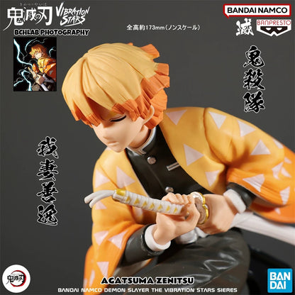 Demon Slayer: Kimetsu No Yaiba Vibration Stars Zenitsu Agatsuma keräily PVC figuuri