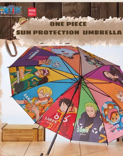 MINISO ONE PIECE UNISEX LONG HANDLE UMBRELLA SUN RAIN PROTECTION D05