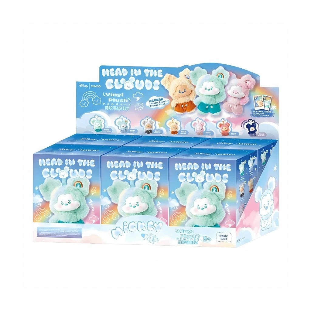 MINISO - Disney Mikki Hiiri pilvissä vinyylipehmoriipusMysteerinen sokea laatikko