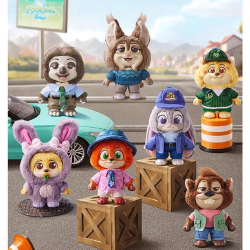MINISO Disney Zootopia Urban Resident Series Vinyl Plush Blind Box Figure toy